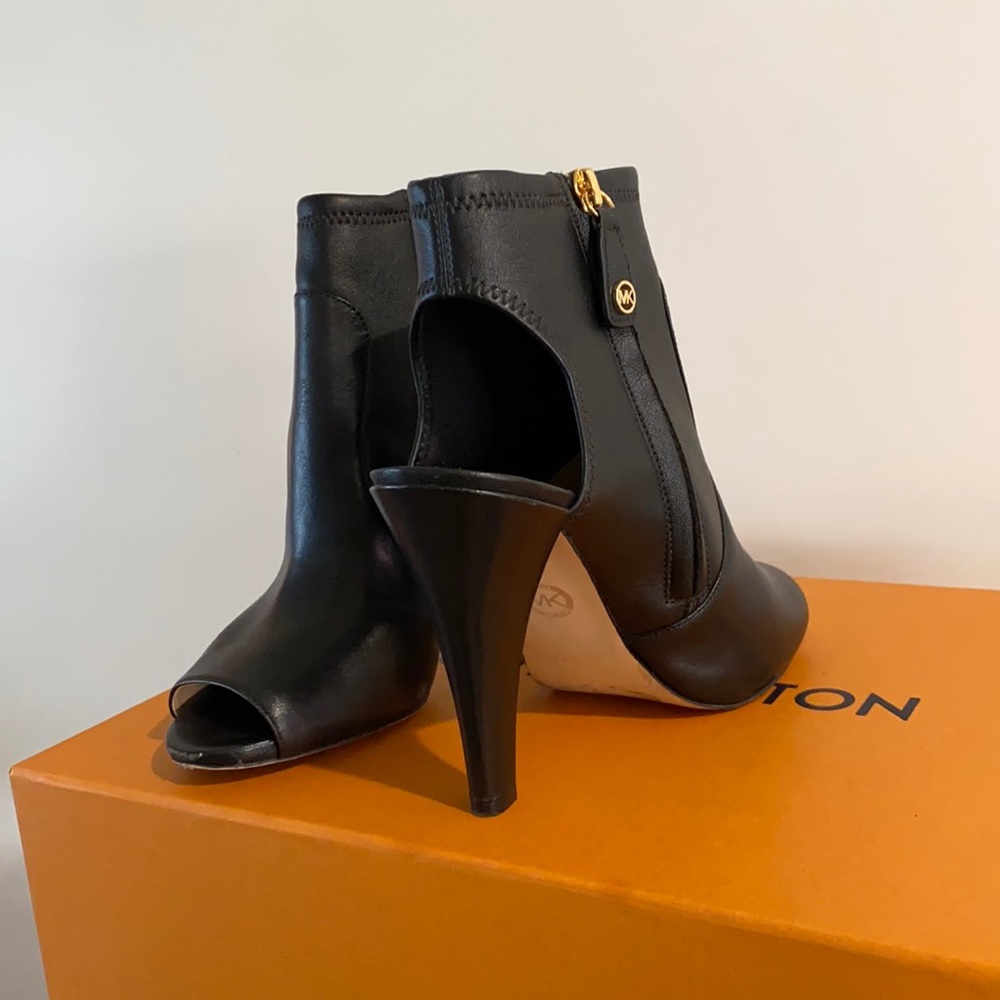 Michael Kors open toe boots